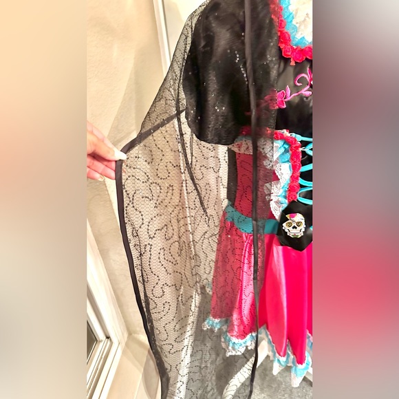 CATRINA Day if the Dead Halloween Costume Dress Adult Plus Size XL NWT - Picture 8 of 15